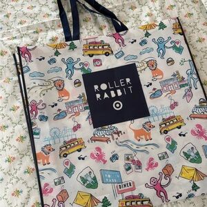 roller rabbit x target tote bag